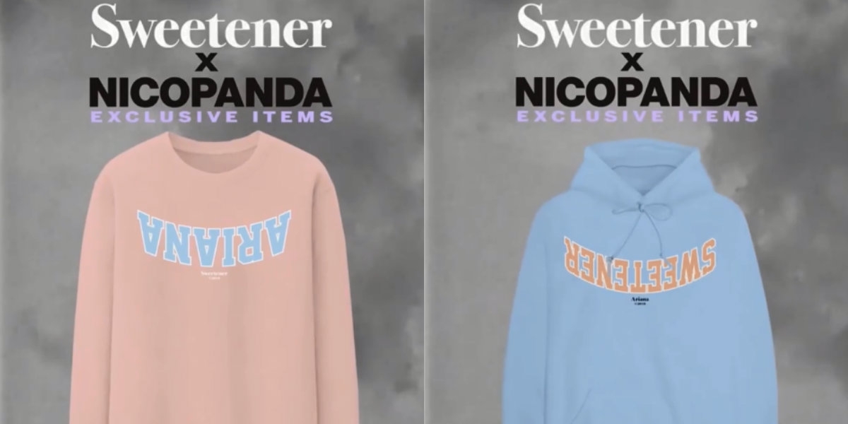 ariana grande sweetener hoodie nicopanda