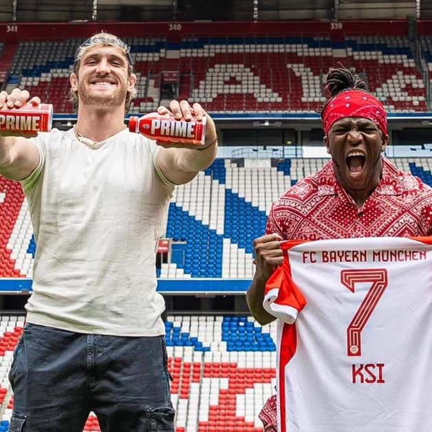 Bayern Munich partners with KSI and Logan Paul's drinks brand Prime  Hydration