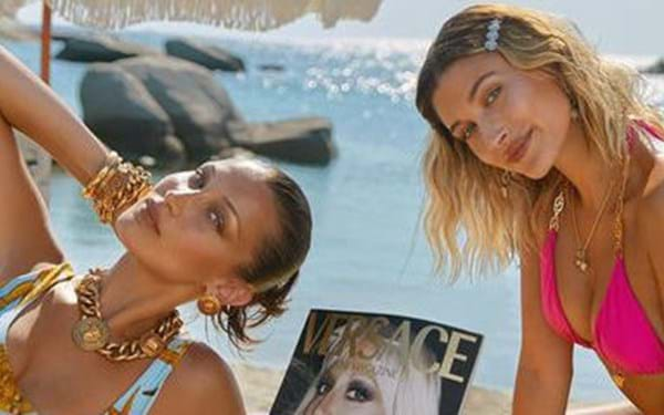 Hailey Bieber and Bella Hadid Star In The Latest Versace Campaign