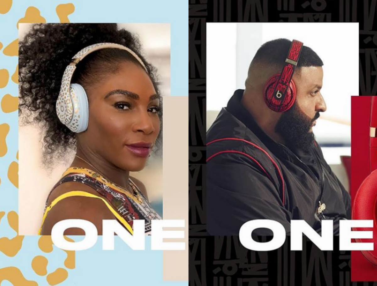 Serena Williams and DJ Khaled for Beats By Dre